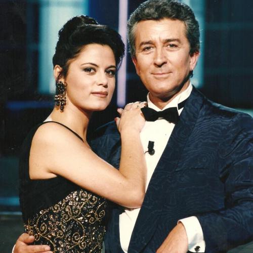Noche de gala programa que presentó junto a María Vidal. 1994 (DIVISIÓN DE FOTOGRAFÍA TVE)