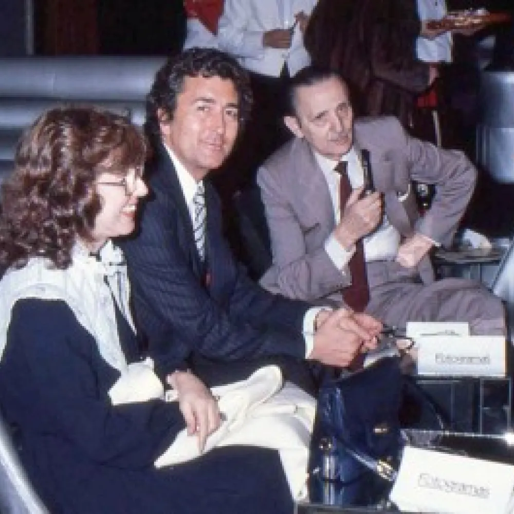 Con Victoria Rodríguez. Antonio Buero Vallejo y María Asquerino (Antonio Cuenca)