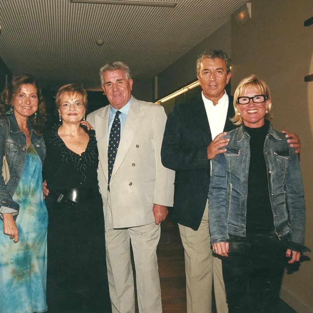 En Barcelona, con Mercedes García Nevot, Agustín Frontán y Concha Vilella