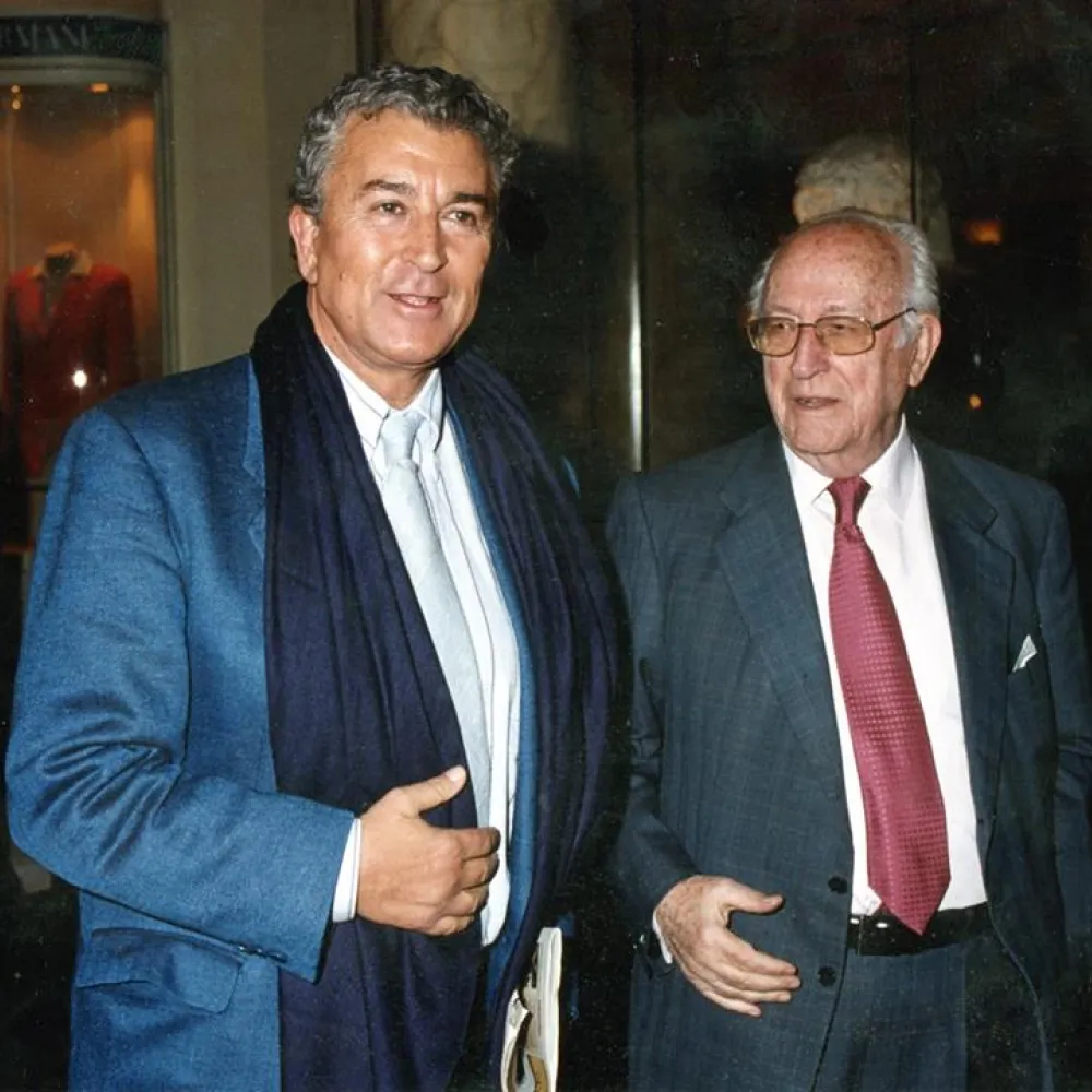 Con Antonio Mingote