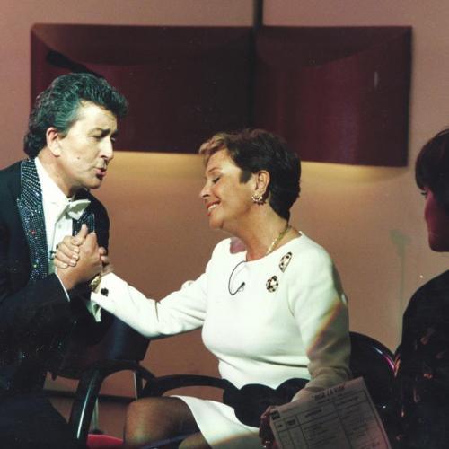 Con Lina Morgan- Diciembre 1992 (DIVISIÓN DE FOTOGRAFÍA TVE)